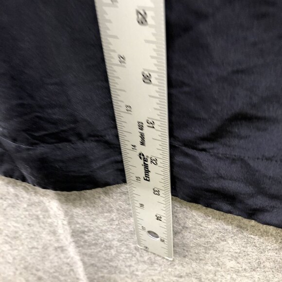 COS 3/4 Sleeve Dress Womens S Navy Blue Crewneck Mixed Media Knit T Shirt - Picture 9 of 10